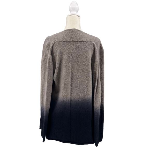 Barefoot Dreams Cozychic Lite Long Cardigan Purple/Ombre S/M Dye Open Front Wrap - Picture 4 of 8